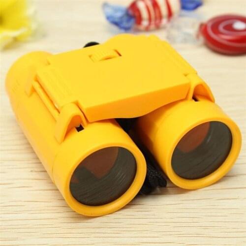 1Pcs Binocular Telescope + Neck Tie Strap Kids Boy 2.5x26 Kid Children Magnification Toy Portable Gift Hunting Sports #86146