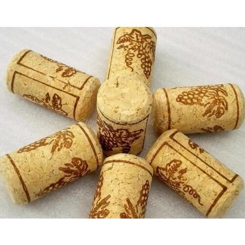 1000pcs/lot New Unused Straight Natural Cork Wine Bottle Stopper Wine For Storage Material