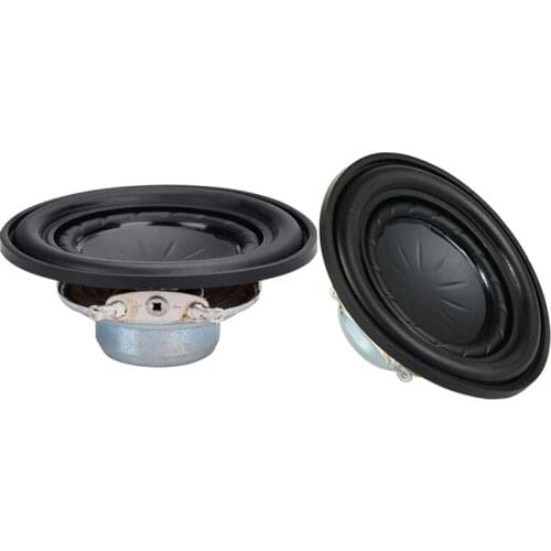 40mm 2pcs 4 Ohm 5w Full Range Speaker 1 Inch Portable Bluetooth Speaker 13mm Core PU Edge Loudspeaker Home Theater DIY