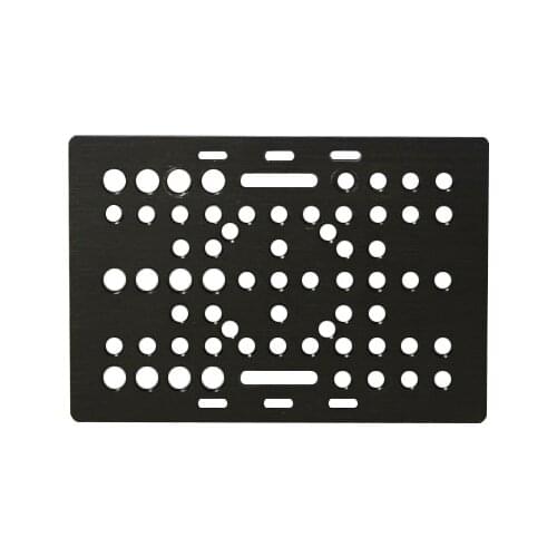 LINK CNC 3D Printer aluminum plate T3x88x127 special slide aluminium profile V-Slot Gantry Plate(20-80mm)