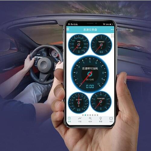 KUULAA ELM327 V1.5 OBD2 Scanner Bluetooth 4.0 OBD 2 Car Diagnostic Tool For IOS Android PC ELM 327 Scanner OBDII Reader