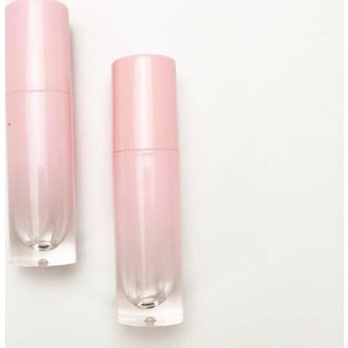 Free Shipping 50pcs 4ml/0.14oz Mini Lip Gloss Tube with Screw Lid Empty Refillable Plastic Lipstick Tube Lip Balm Pipe Lip Gloss