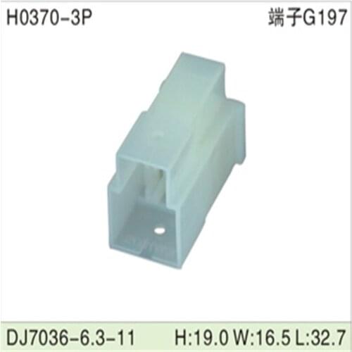 Free shipping 500pcs DJ7036-6.3-11 6.3mm 3Pin AMP Car Electrical Wire Connectors for VW,BMW,Audi,Toyota,NISSAN AND other