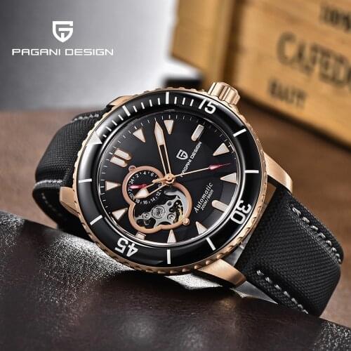 2021 New Pagani Design Mens Mechanical Watch Sapphire Luxury Automatic Watch Stainless Steel 200M Waterproof Relogio Masculino