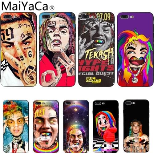 Case for iPhone 7 6ix9ine soft silicone phone Case for iPhone 6 5 5S SE 6S 6Plus 6SPlus 7Plus 8 8Plus X