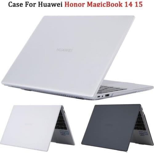 Laptop Case For MagicBook14 15 inch Mate D14 / Mate D15 Crystal\Matte Case For huawei Matebook Mate 13 Mate 14 Mate book X pro