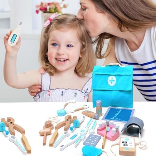 Kids Doctor Playset Pretend Play Doctor Toys Set Play House Parent-child Interaction Role Play Learning Educational Toys Gift
