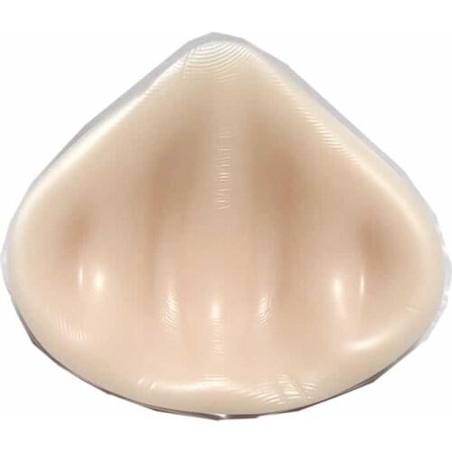 352g Breathable groove triangle breast cancer Silicone Breast Forms Prosthesis Mastectomy Only One Piece