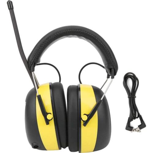 Electronic Noise Reduction Earmuff Hearing Protector Headphone Digital AM / FM Radio Stereo