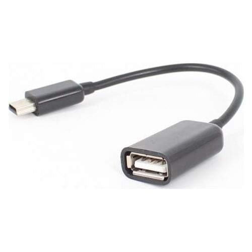 2pcs/lot USB 2.0 A Female to Mini USB 5 Pin B Male Cable OTG Host Extension Adapter Cord