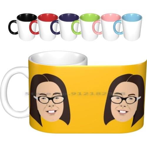 Olive Rudge Ceramic Mugs Coffee Cups Milk Tea Mug Olive On The Buses Tv Comedy Funny Classic British Pop Culture Popular Anna