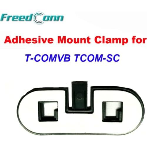 Glued Adhesive Mount Base Holder Headset Clamp Clip for FreedConn T-COMVB TCOM-SC Motorcycle Bluetooth Helmet Headset Intercom
