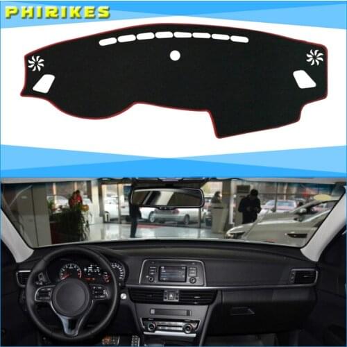 For Kia Optima K5 2016 2017 2018 2019 Dashboard Cover Mat Pad DashMat Sun Shade Instrument Covers Carpet Car Styling Accessories