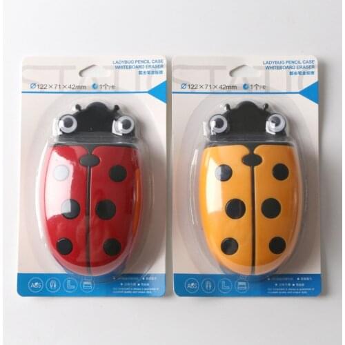 Brand New Cute Ladybug Fridge Magnetic Storage Box Eraser Whiteboard Pen Organizer Save Space Kitchen Container Holder