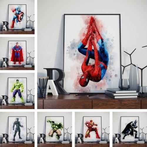 5D DIY Diamond Painting Marvel Avengers Superhero Cross Stitch Kits Mosaic Diamond Embroidery Full Square Drill Home Decoration