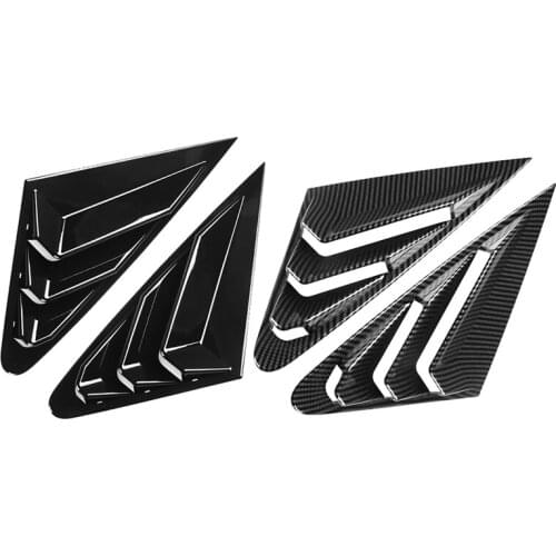 Car Rear Window Louver Shutter Cover Trim For- A3L 2021 Window Side Vent Trim