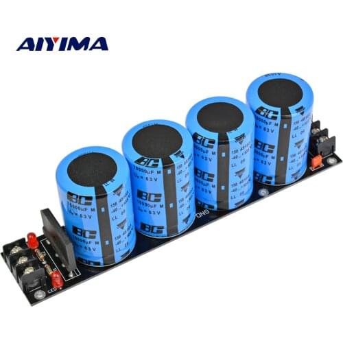 AIYIMA Assembled Amplifier Rectifier board Supply Power Board High Power Rectifier Filter Power Supply Board 10000uf 63V