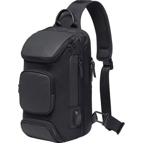 Sling Chest Casual Oxford Cloth Crossbody School Outdoor Sports Portable Anti Theft Fashion Men Shoulder Bag Multifunctional