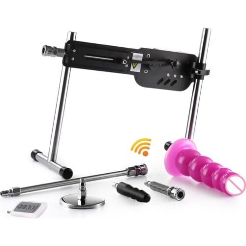 0-9cm Stroke Length Sex Machine Automatic Love Machine Vac-u-Lock Vibrator for Anal lovers, FAAK Adjustable Speed Sex Toys