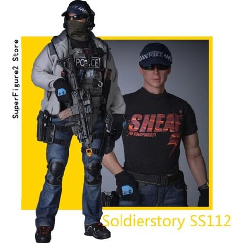 SoldierStory SS112 1/6 CT-SFO Soldier Figure Model 12'' British Anti-Terrorism Police Male Action Body for Collection