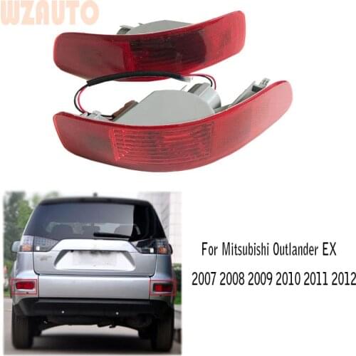 Car Rear Bumper Light Brake Fog Reflector Lamp For Mitsubishi Outlander EX 2007 2008 2009 2010 2011 2012