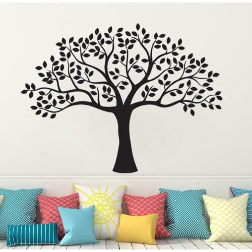 Vinyl Tree Wall Decal Sticker Bedroom tree of life roots birds flying away home decor Decal yoga studiodecor Sticker HY783