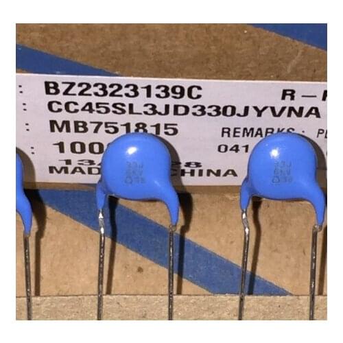 100%New and original 500PCS 6KV33PF 6KV33J imported capacitor