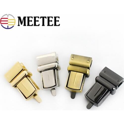 2/4pc 21x37mm Handbag Metal Lock Clasp Closure Bag Locks Buckle Twist Turn Lock Snaps for DIY Replacement Bags Purse Accessories