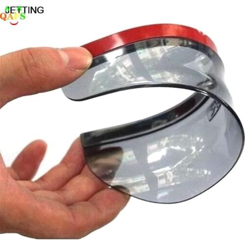 2pcs Universal Flexible PVC Rearview Mirror Rain Shade Rainproof Blades Car Back Mirror Eyebrow Rain Cover Car Acc