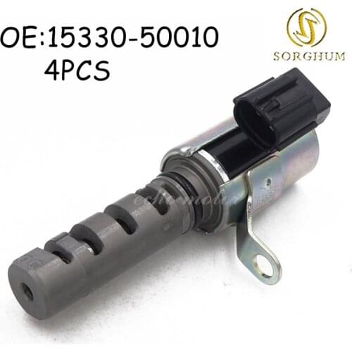 4PCS 15330-50010 Variable Valve Timing Solenoid VVT for Lexus GS430 LS430 LS400 SC400 15330-0F010 15330-50011