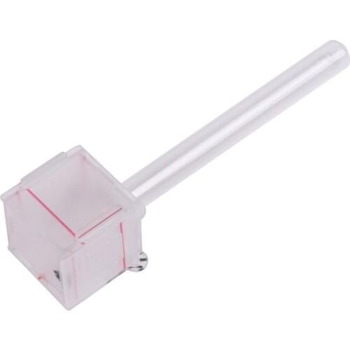 4x4x4cm Clear Glass Tube Ant Water Feeder With Active Zone Ants Farm Insect Nest House