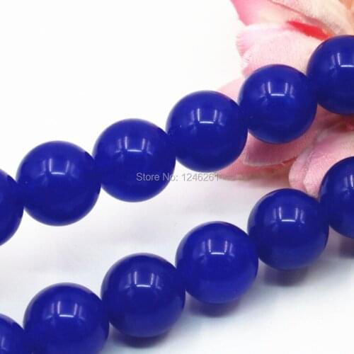 4mm 6mm 8mm 10mm 12mm 14mm DarkBlue Aventurine Stone Diy Jewelry Making Girls Christmas Gifts Round Beads 15in Accessory Parts
