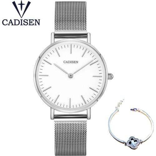 Cadisen Womens Silver Watch