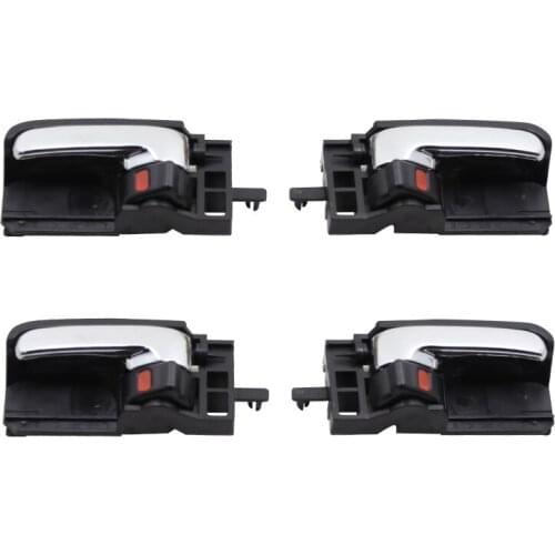 BLACK CHROME INTERIOR DOOR HANDLE For TO-YOTA Corolla 2003 2004 2005 2006 2007 2008 2009 2010-2013