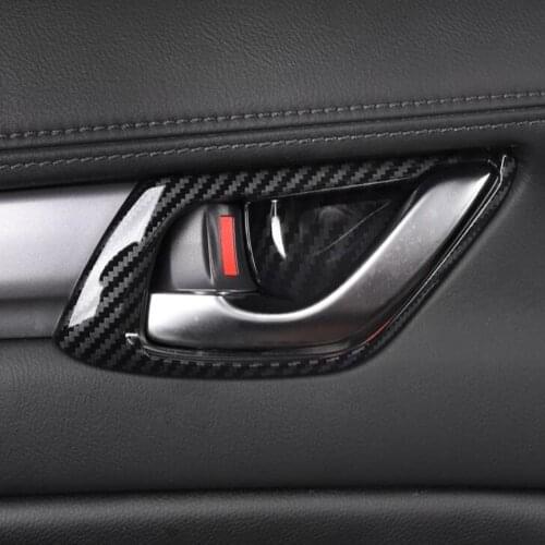 For Mazda CX-5 CX5 2017-2020 CX-8 2018-2020 Interior Door Handle Bowl Cover Trim Door Catch Moudling Frame Car Accessories