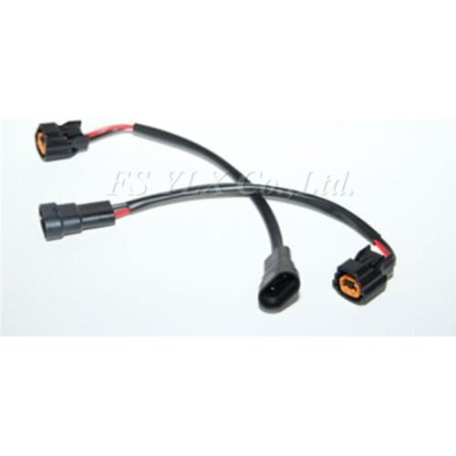 FSYLX 10pcs D2S/D2R Ballast Wiring Harness to 9006 Power Plug Wire Harness adapter for Matsushita Gen3 GEN4 GEN 5