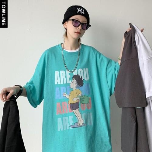 New Fashion T Shirts For Men Women 2021 Summer Anime Cartoon Character Printed Short Sleeve Tops Student Casual Streetwear Tees