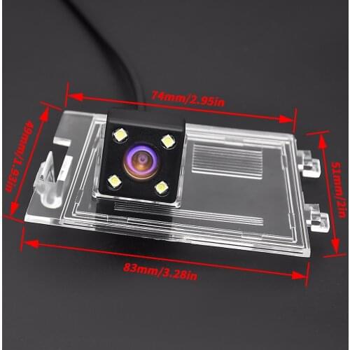 HD CCD Car Reversing Backup Camera Rear View Camera for Jeep Compass 2011-2015/Patriot 2007-2016 Car Reverse Parking Monitor