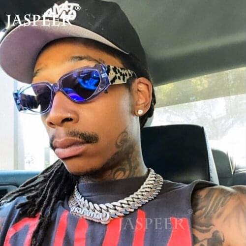 JASPEER 2020 New Steampunk Sunglasses Men Retro Pilot Punk Sunglasses Full Frame Driving Sun Glasses UV400 Fashion Eyewear