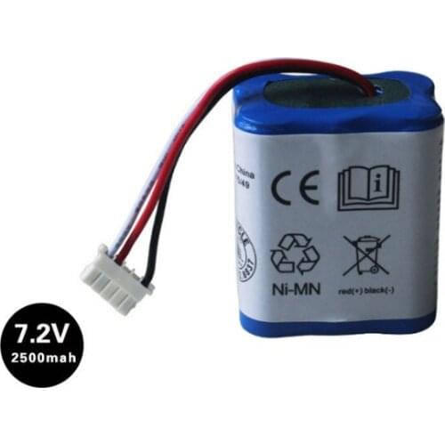 Newest 2.5Ah 2500mAh Ni-MH 7.2V Rechargeable Battery for iRobot Roomba Braava 380 380T High quality
