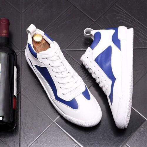 Autumn Fashion Men Sneakers Casual High Tops Flats Hip Hop Loafers Zapatillas Hombre