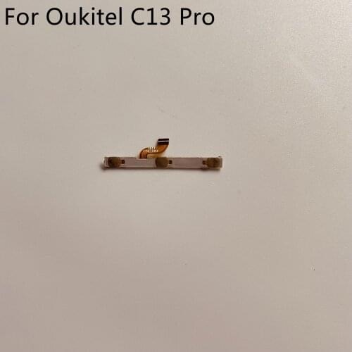 Oukitel C13 Pro Used Power On Off Button+Volume Key Flex Cable FPC For Oukitel C13 Pro MT6739 6.18" SmartPhone Free Shipping