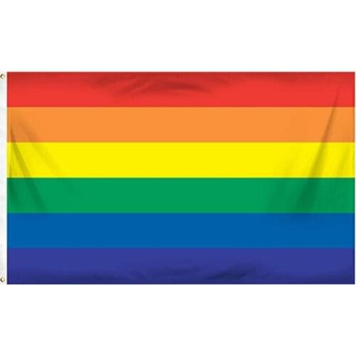 90x150cm Rainbow Flag Polyester Flag LGBTQ Gay Pride Peace Flags LESBIAN PRIDE PEACE Large Pennants Flag Outdoor Banner 3Ft*5Ft