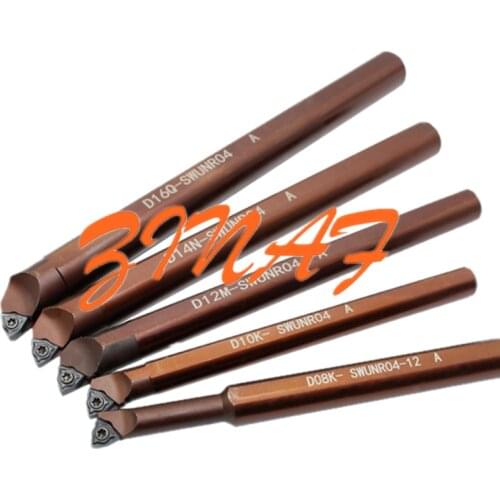 Spring Steel D08K D10K D12M D14N D16Q-SWUNR04 Internal Turning Tool Holder High Quality CNC Cutting Lathe Tools For WNMG040304