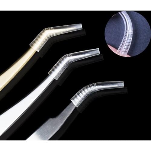 Silicone Protective Covers For Lashes Tweezers Tips Prevent Tweezers From Hit Protect Cases Eyelash Extension Make Up Tools