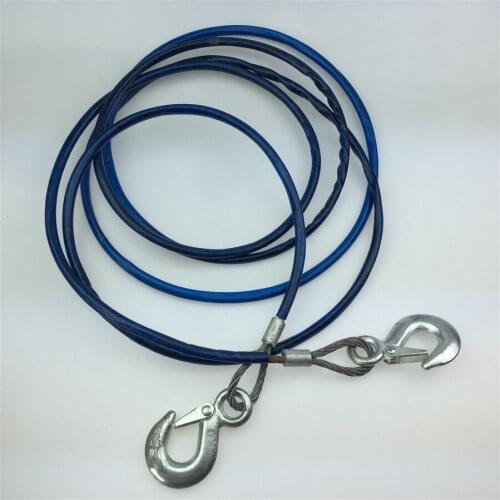 STARPAD for Car trailer rope wire trailer rope traction strong pull self-rescue rope 5 tons 4 meters