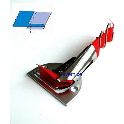 Heavy Material Raw Edge Plain Tape Binder Attachment For Juki Brother Consew