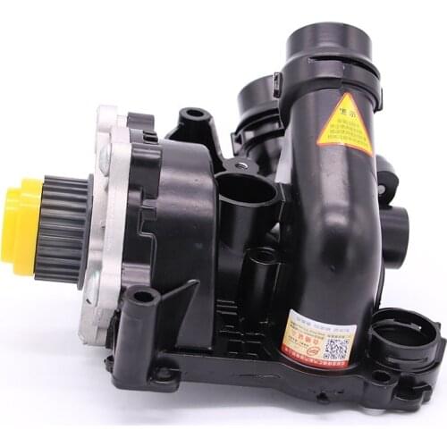 Water Pump Assembly 06H121026DD Module Includes the thermostat, temp sensor, and gaske for Audi A4 A8 Q3
