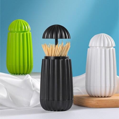 Retractable Toothpick Holder High Quality Automatic Pop Up Toothpick Dispenser Toothpicks Case Storage Organizer For Bar