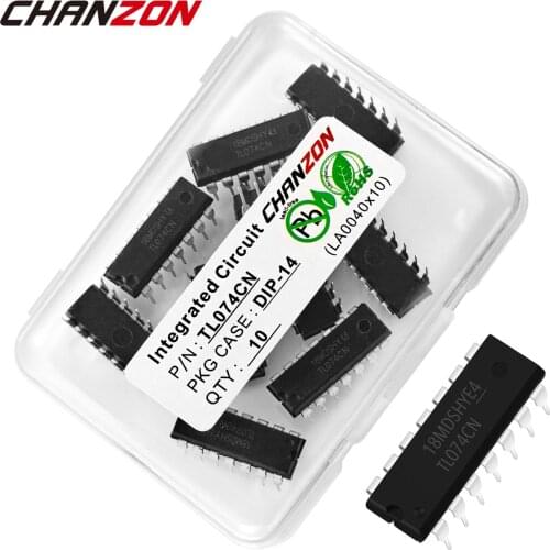 10PCS TL074CN DIP14 TL074 DIP 074CN IC Integrated Circuit Semiconductor New Original Chipset In Stock